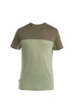 Mens Merino 125 Cool-Lite™ Sphere III SS Tee Colour Block, Lichen/Loden/Cb