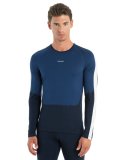 Mens Merino 200 Sonebula LS Crewe, Mid Navy/Royal Navy/Snow