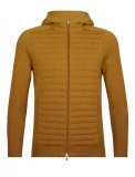 Mens ZoneKnit Insulated LS Zip Hoodie Into the Deep, Clove/Silent Gold