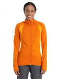 Wmns Merino Quantum ZoneKnit LS Zip Hoodie, Earth/Solar