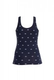 Wmns Merino Siren Tank Shine AOP, Midnight Navy/Aop