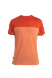 Mens Merino 125 Cool-Lite™ Sphere III SS Tee Colour Block, Ember/Molten/Cb