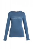 Wmns 200 Oasis LS Crewe Ski Stripes, DAWN