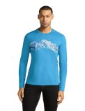 Mens Mer 200 Oasis LS Crewe Remarkables, Arctic