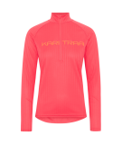 Triko s dlouhým rukávem Kari Traa Ella Baselayer Halfzip Candy