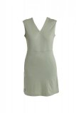 Wmns Merino 200 Granary Sleeveless V Neck Dress, Lichen