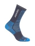 Pánské běžecké merino ponožky Mens Run+ Ultralight Crew Fusion Dye, Arctic Sd/Graphite/Snow