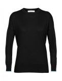 Wmns Shearer Crewe Sweater, Black/Lazurite