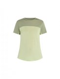 Wmns Merino 125 Cool-Lite™ Sphere III SS Tee Colour Block, Glazen/Lichen/Cb