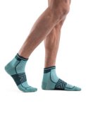 Mens Merino Run+ Ultralight Mini, Cloud Ray/Fathom Green