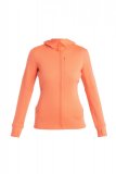 Wmns Merino 260 Quantum IV LS Zip Hoodie, Tang