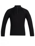 Dětské triko 260 Tech LS Half Zip , Black