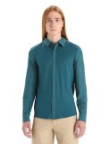 Mens Hike LS Top, Green Glory