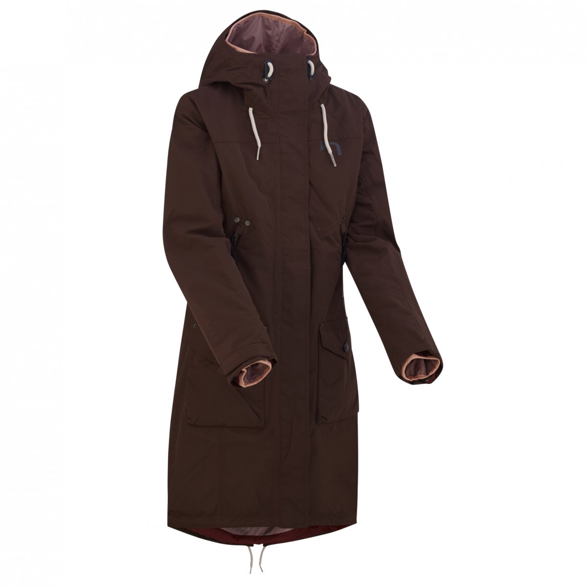 Damske Bundy a kabaty Vangen Parka Cigar Merino sport