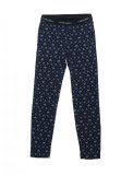 Kids Merino 200 Oasis Leggings First Snow, Midnight Navy/Snow