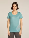 Wmns 150 Tech Lite SS Scoop Tee 30th Anniversary, Hydro