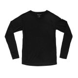 BREEZE PLUS dámské triko s dlouhým rukávem Black