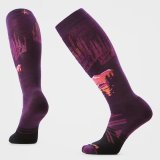 Womens Ski Full Cushion Alpine Auroras OTC Socks, Purple Iris