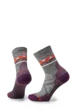Womens Hike Light Cushion Zig Zag Valley Mid Crew Socks