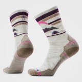 Womens Hike Light Cushion Mountain Moon Crew Socks, Ash