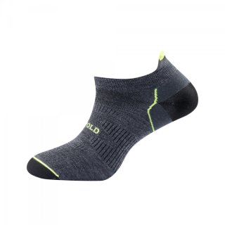 Devold ENERGY LOW ponožky; tmavě šedá / zelená