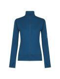 Wmns Merino Blend 300 RealFleece Descender LS Zip, Atlantis