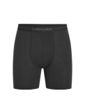 Mens Anatomica Long Boxers, Black